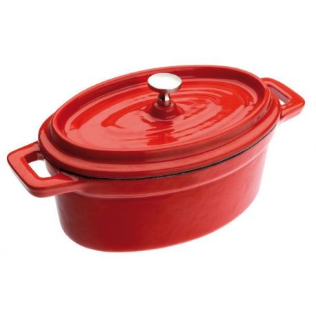 Mini Cocotte Oval Roja Ibili