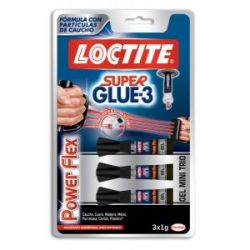 Loctite Super Glue 3 Power Flex Mini Trio 3X1 g