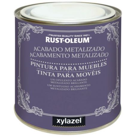 Pintura para Muebles Chalky Metalizada Plata Xylazel