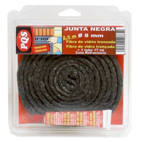 Junta Puerta Pyro Feu Negra Diam. 8 F/V