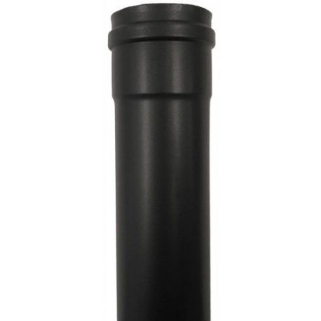 Tubo Estufa 945 Mm Pellet Vitrificado Negro 80