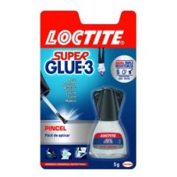 Adhesivo Instantaneo Loctite Super Glue Pincel 5Gr