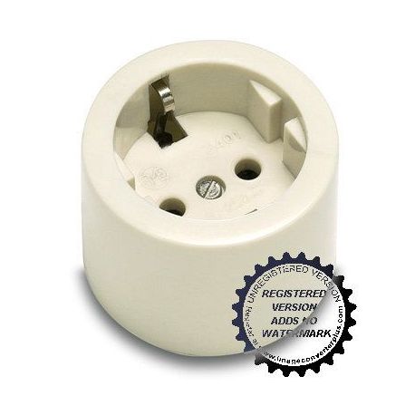 Base Superficie Redonda Porcelana Ttl 16A-250 V