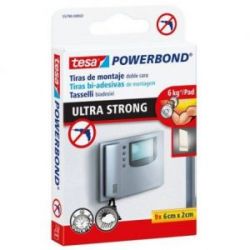 Cinta Doble Cara Tiras Powerbond Ultrastrong