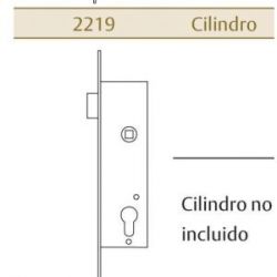 Cerradura Tesa 2219 Picaporte S/Cilindro 30X10