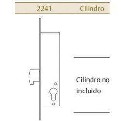 Cerradura Tesa 2241 Sol Gancho S/Cilindro 30X30