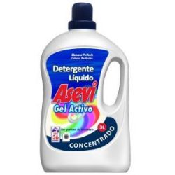 Detergente Liquido Gel Activo Asevi 3L
