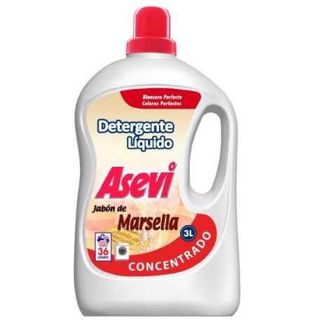 Detergente Liquido Marsella Asevi 3L