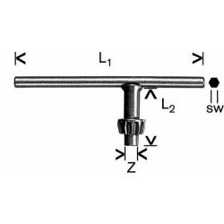 Llave Portabroca Bosch 0045