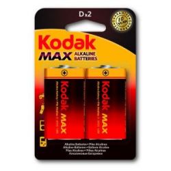 Pila Alcalina Max 1.5 V Lr20 2 Unidades Kodak
