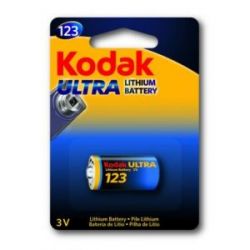 Pila Litio Ultra 3 V 123 1 Unidad Kodak