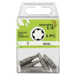 Punta Atornillar Torx 1/4 5 Und