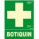 Señal Pvc Botiquin Luminiscente 22.40X30