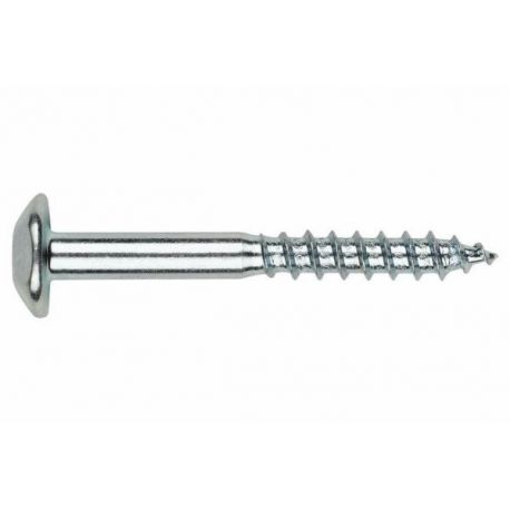 Tornillo Barraquero Inviolable Torx Zin 7X80 2Unid