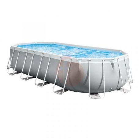 Piscina Oval con Bomba Arena Escalera de Intex