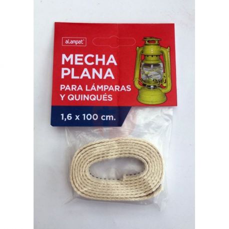 Mecha Plana para Lampara Quinques de Alampat