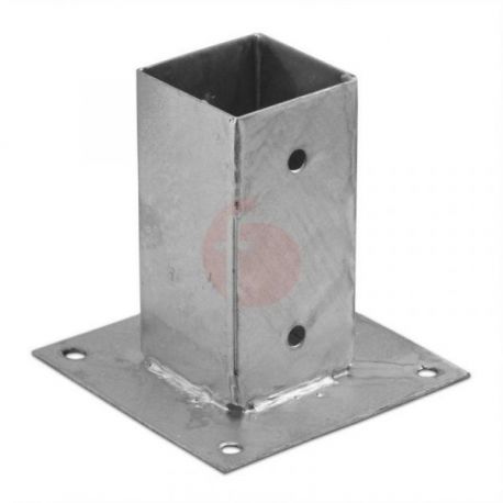 Base Galvanizada Atornillar para Poste de Domax