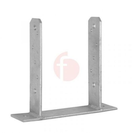 Base Galvanizada Forma T para Poste de Domax