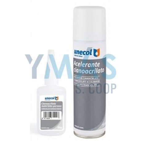 Acelerante Cianocrilato 50G + Aerosol Acelerante 150Ml