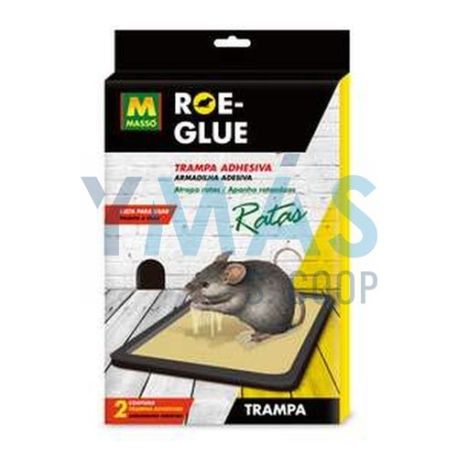 Trampa Adhesiva Ratas Roe-Glue (2Uds)