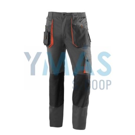 Pantalón Top Range Negro Naranja Xs