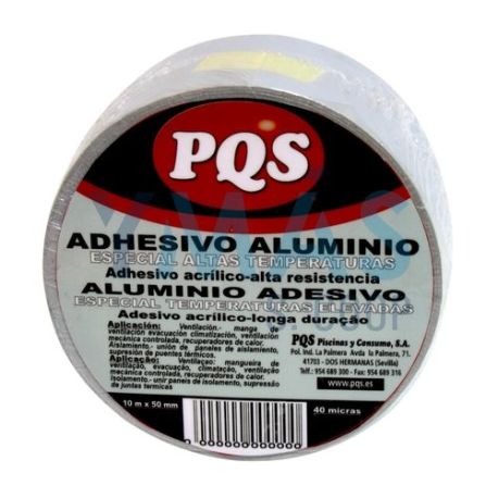 Cinta Adhesiva Aluminio 10Mx50Mm