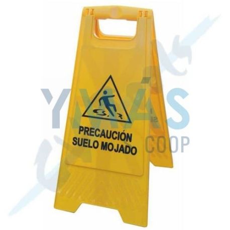 Señal Panel Pvc Precaución Suelo Mojado