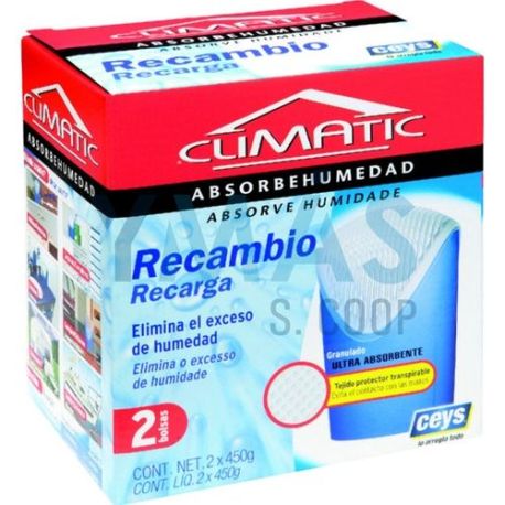 Recambio Absorbe Humedad Bolsa 2 Unidades