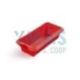 Molde Rectangular Silicona Rojo 24Cm