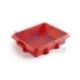 Molde Lasagna Silicona Rojo 25X20Cm