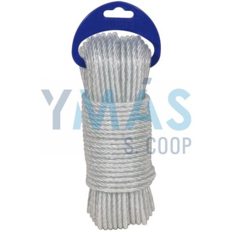 Cuerda Pe Plastificada 5Mm 25M Blanca