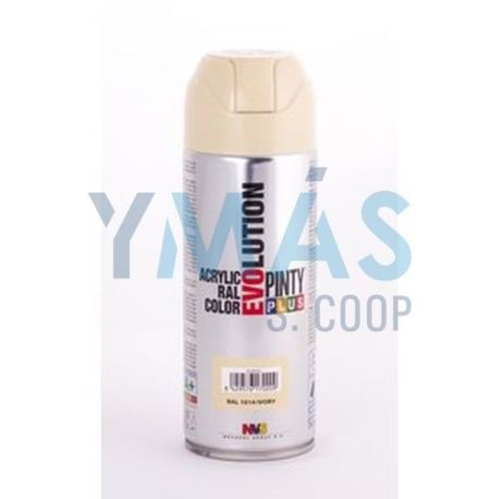 Pintura Acrílica Brillo Crema 400Ml Pinty Evolution