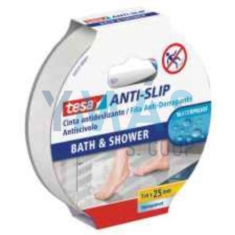 Cinta Antideslizante Baño Ducha 5Mx25Mm