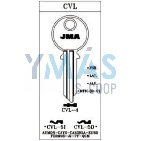 Llave Aluminio Cvl-5D-As