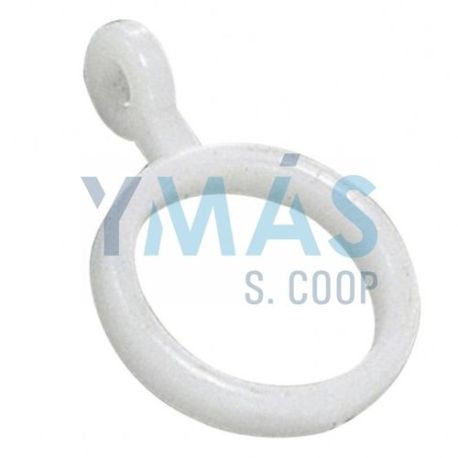 Anilla Plastico 12 Mm. Blanca