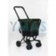 Carro Compra Plegado Compacto Easy Go Verde/Negro