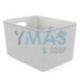 Cesta Ordenacion 22L Blanca 23X38.5X29.4