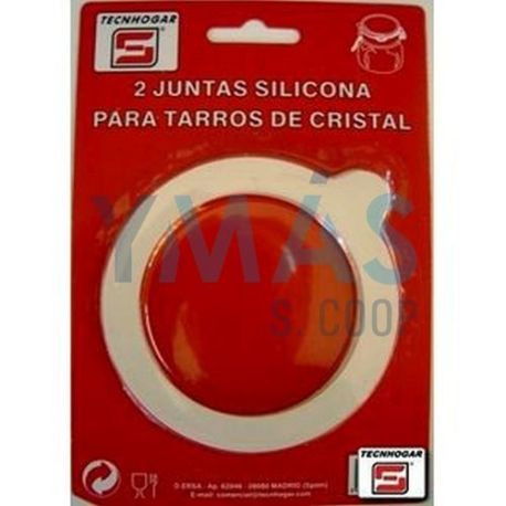 Junta Silicona Tarro Cristal 2 Unds.