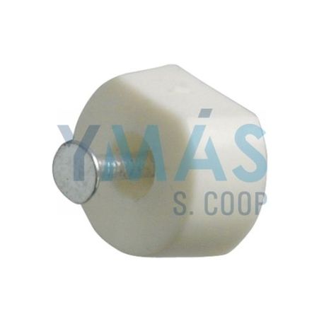 Portaestante 163 Plastico Blanco 15Mm 8 Unidades