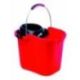 Cubo Fregona Con Escurridor 16L Rojo