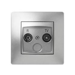 Toma Television-R Aluminio Habitat 15
