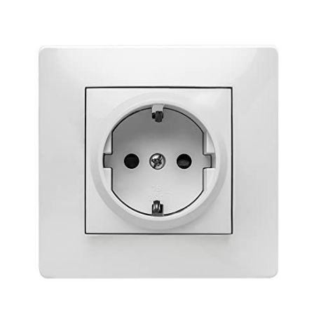 Base Enchufe Tt 16 A 250V Blanco Habitat 15