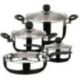 Bateria Cocina 7 Piezas Inox