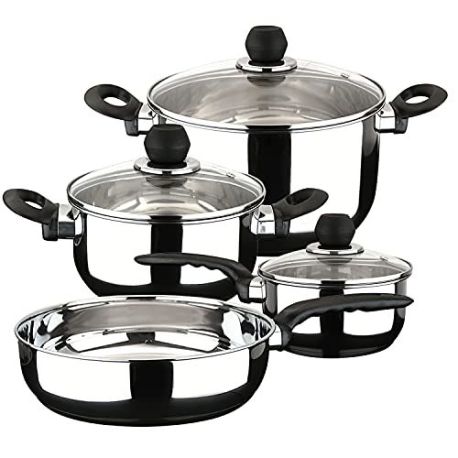 Bateria Cocina 7 Piezas Inox