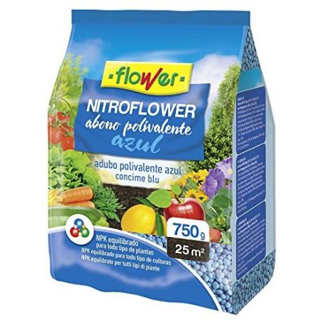 Abono Nitroflower Polivalente Azul 750Gr