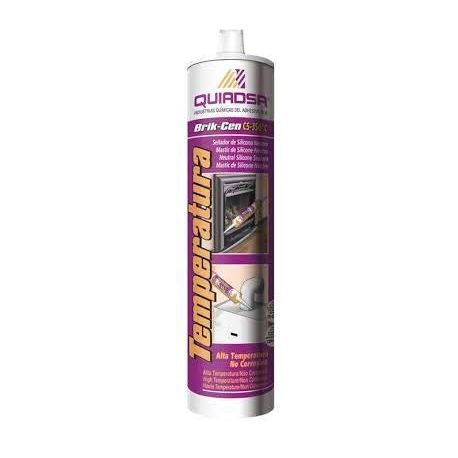 Silicona Neutra Alta Temperatura 290 Ml Gris