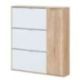 Zapatero Blanco 4 Puertas 30 Pares 115X106X22Cm