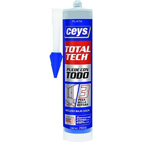 Adhesivo Ceys Ms-Tech Plata 290Ml