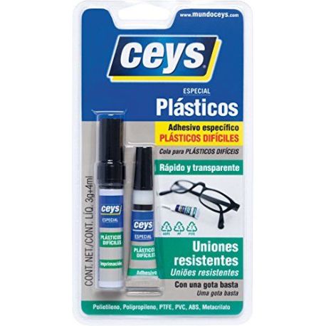 Adhesivo Especial Plasticos Dificiles Ceys 3G+4Ml