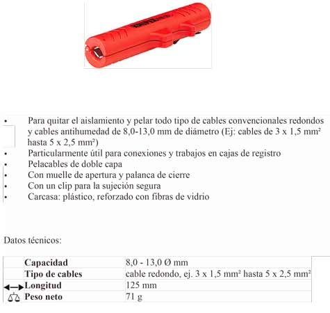 Pelacable Universal Knipex